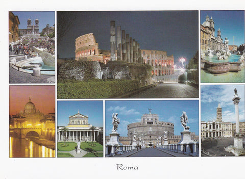 POSTAL B8776: ROMA: DIVERSOS ASPECTOS