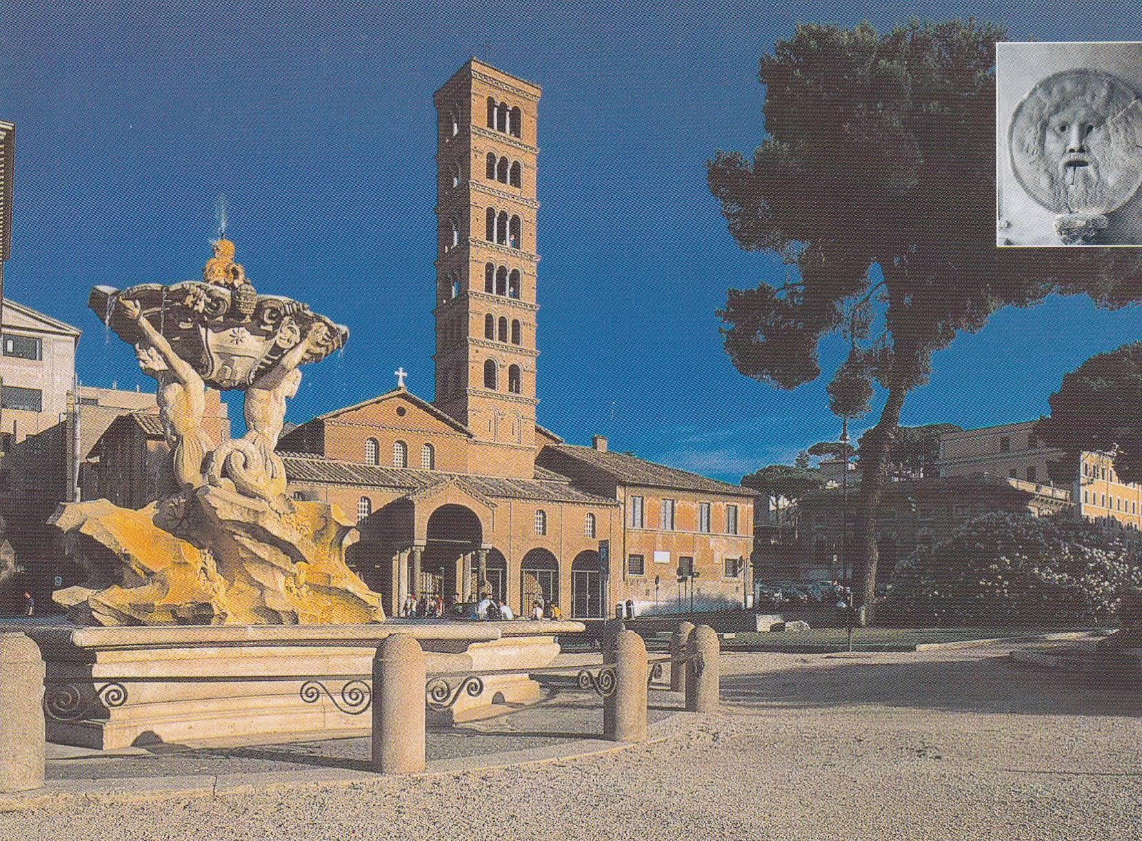 POSTAL B8777: ROMA: IGLESIA STA MARIA DE COSMEDIN E BOCCA