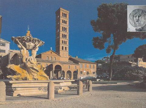POSTAL B8777: ROMA: IGLESIA STA MARIA DE COSMEDIN E BOCCA