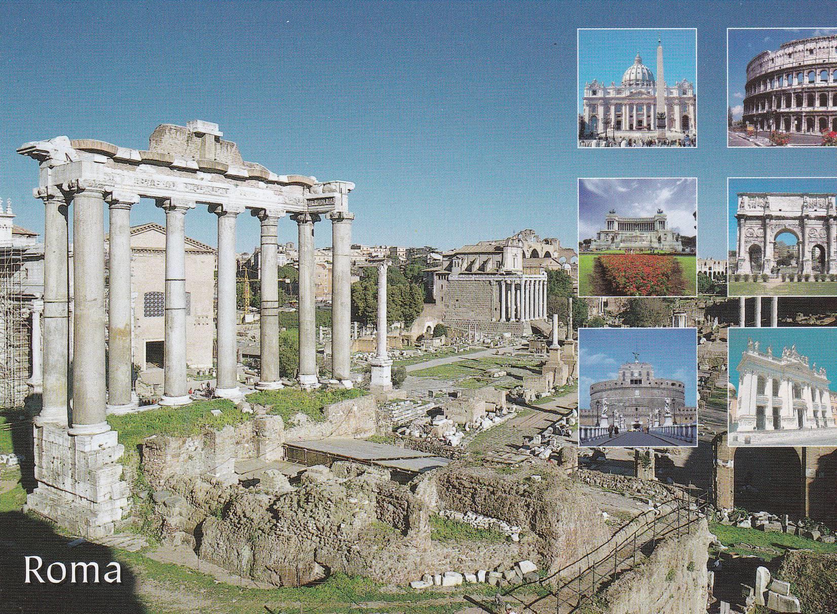 POSTAL B8778: ROMA: DIVERSOS ASPECTOS