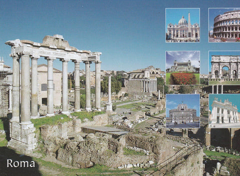 POSTAL B8778: ROMA: DIVERSOS ASPECTOS