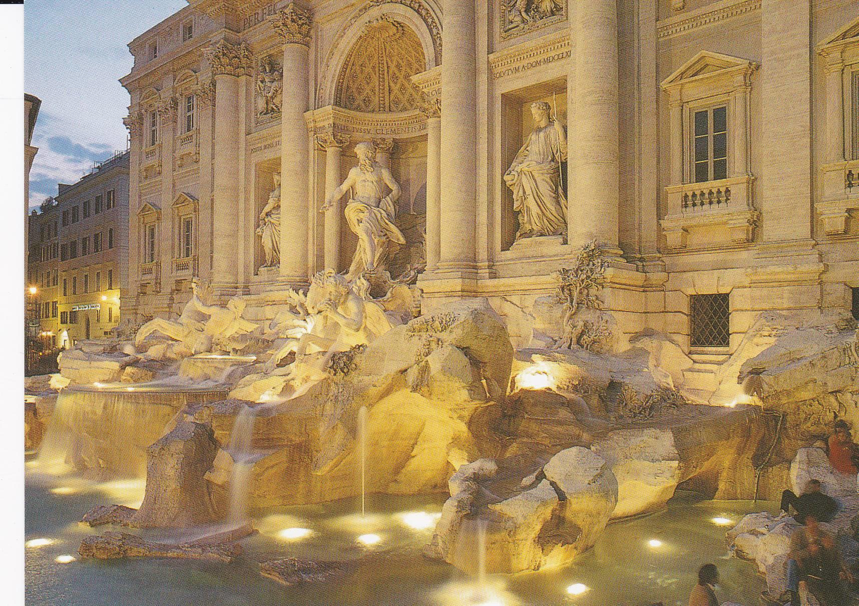POSTAL B8782: ROMA: FONTANA DI TREVI