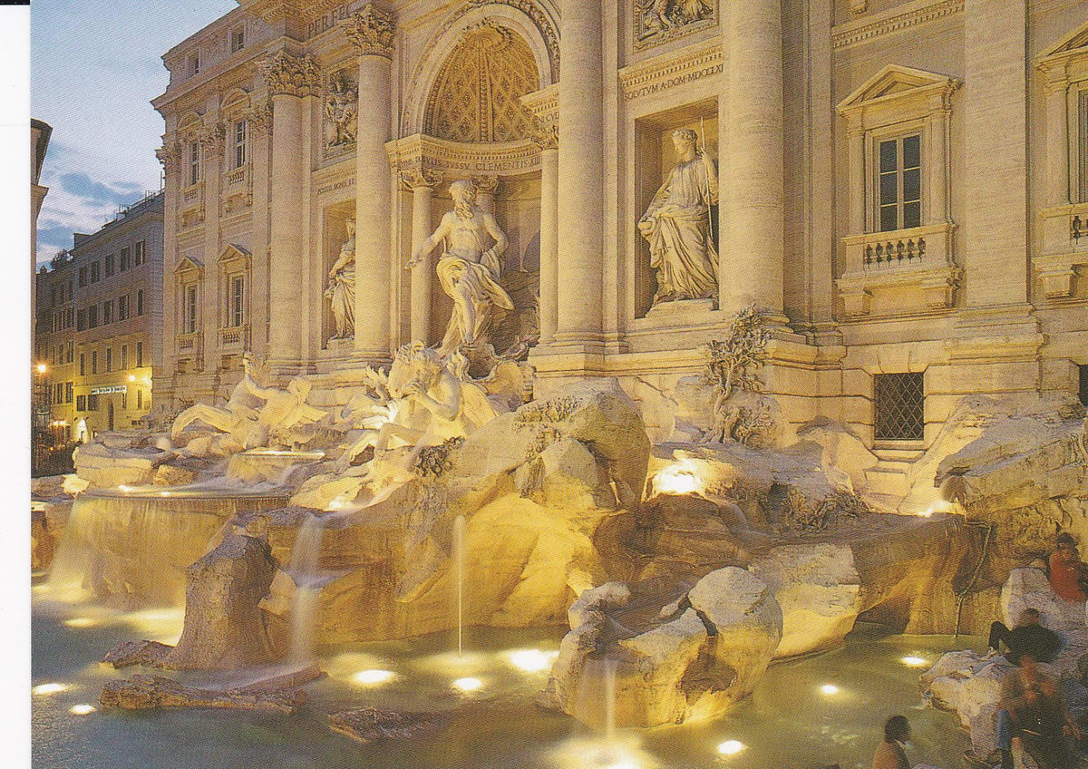 POSTAL B8782: ROMA: FONTANA DI TREVI