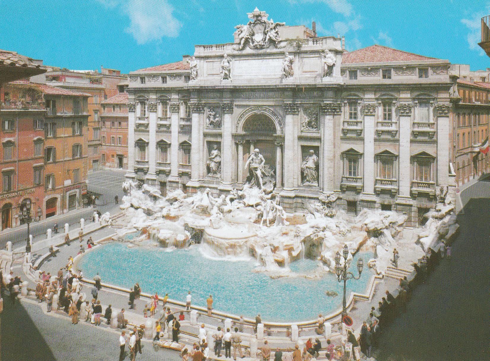 POSTAL B8783: ROMA: FONTANA DI TREVI