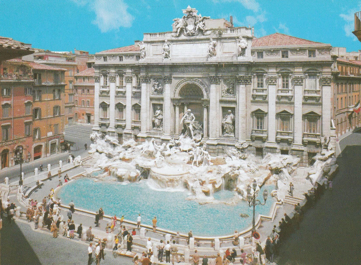 POSTAL B8783: ROMA: FONTANA DI TREVI