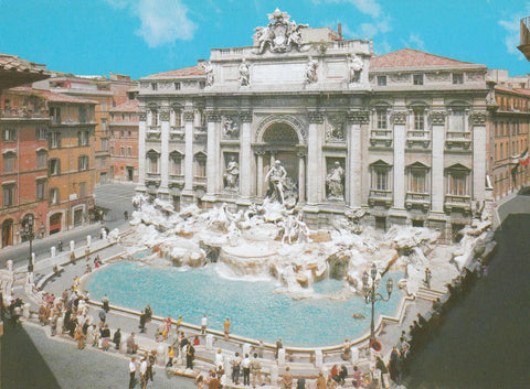 POSTAL B8783: ROMA: FONTANA DI TREVI