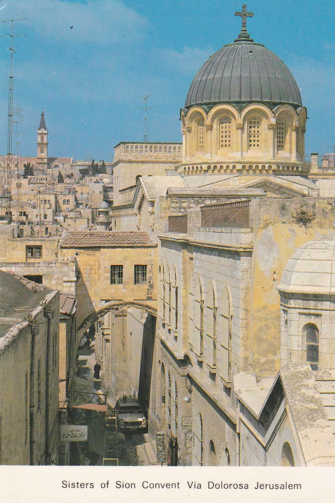 POSTAL B8784: JERUSALEM: CONVENTO VIA DOLOROSA