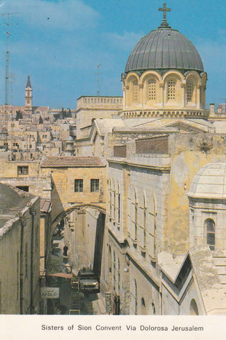 POSTAL B8784: JERUSALEM: CONVENTO VIA DOLOROSA