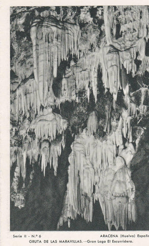 POSTAL B8797: HUELVA: ARACENA. GRUTA DE LAS MARAVILLAS