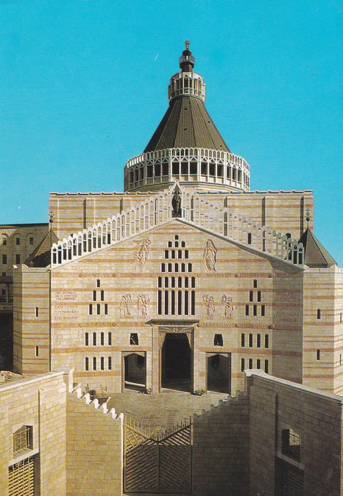 POSTAL B8810: NAZARET: IGLESIA DE LA ANUNCIACION