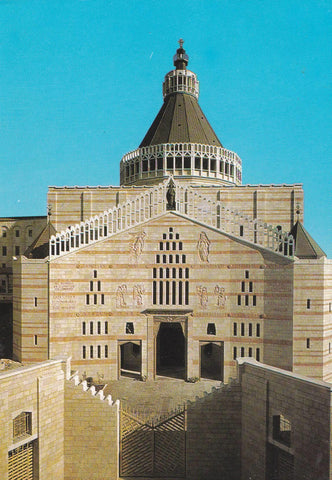 POSTAL B8810: NAZARET: IGLESIA DE LA ANUNCIACION