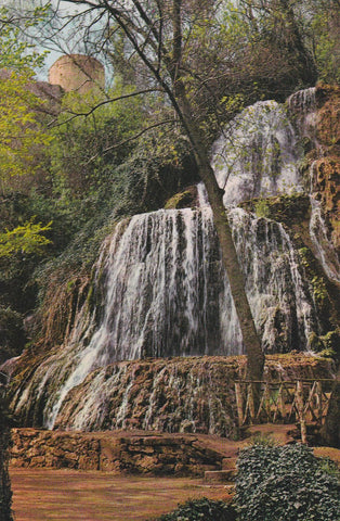 POSTAL B8812: ZARAGOZA: MONASTERIO DE PIEDRA. CASCADA