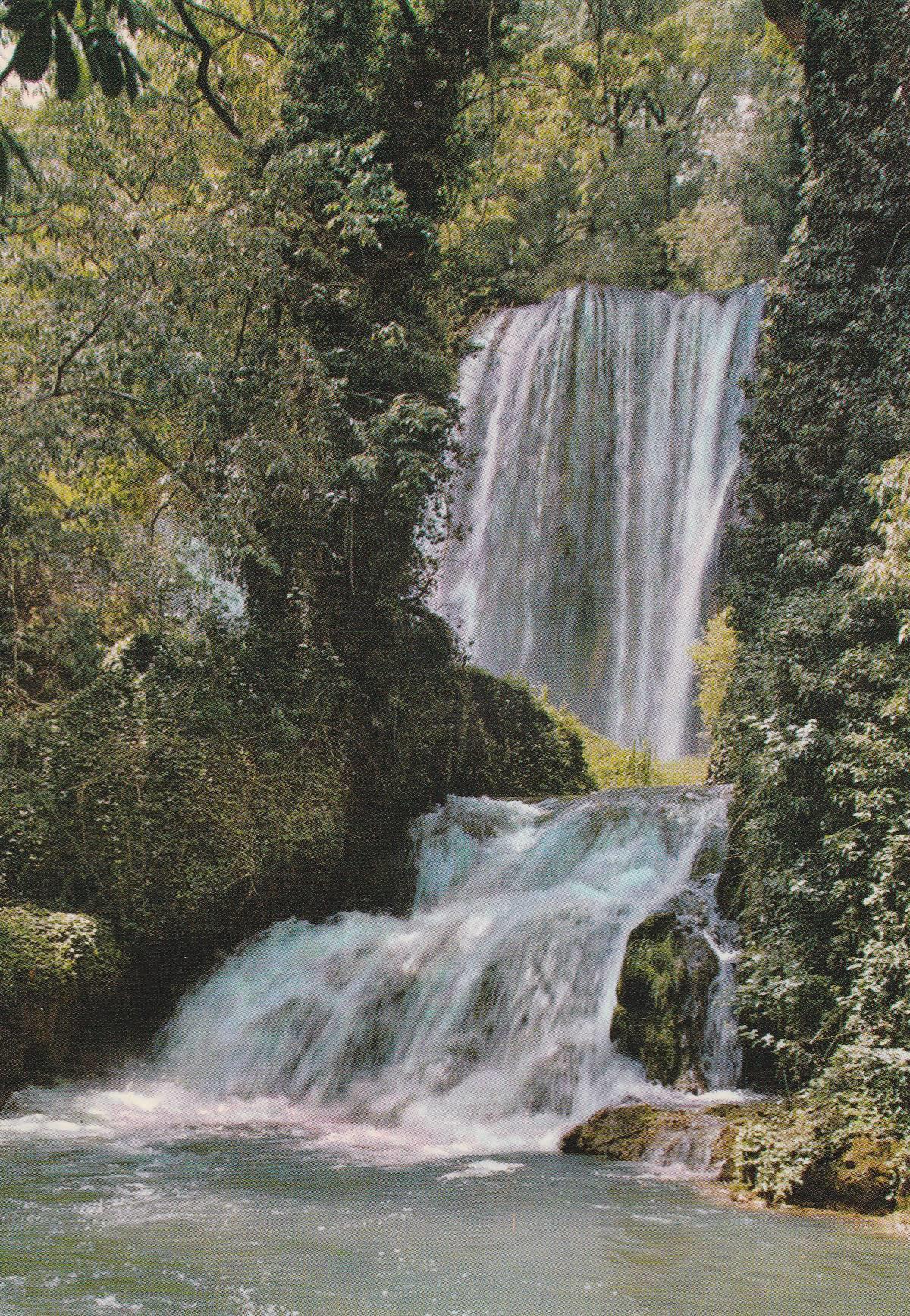 POSTAL B8813: ZARAGOZA: MONASTERIO DE PIEDRA. CASCADA