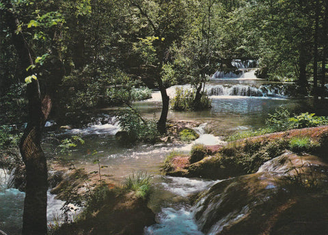 POSTAL B8817: ZARAGOZA: MONASTERIO DE PIEDRA. CASCADA