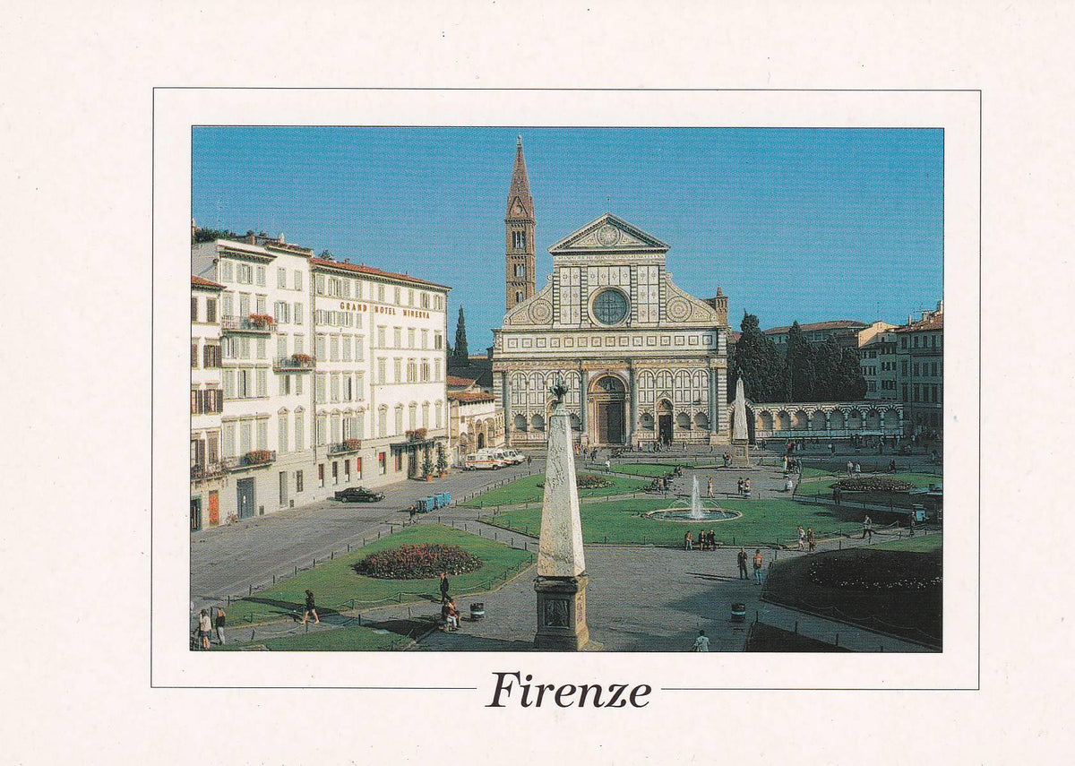 POSTAL B8837: FIRENZE: BASILICA DE SANTA MARIA NOVELLA