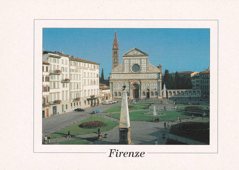 POSTAL B8837: FIRENZE: BASILICA DE SANTA MARIA NOVELLA