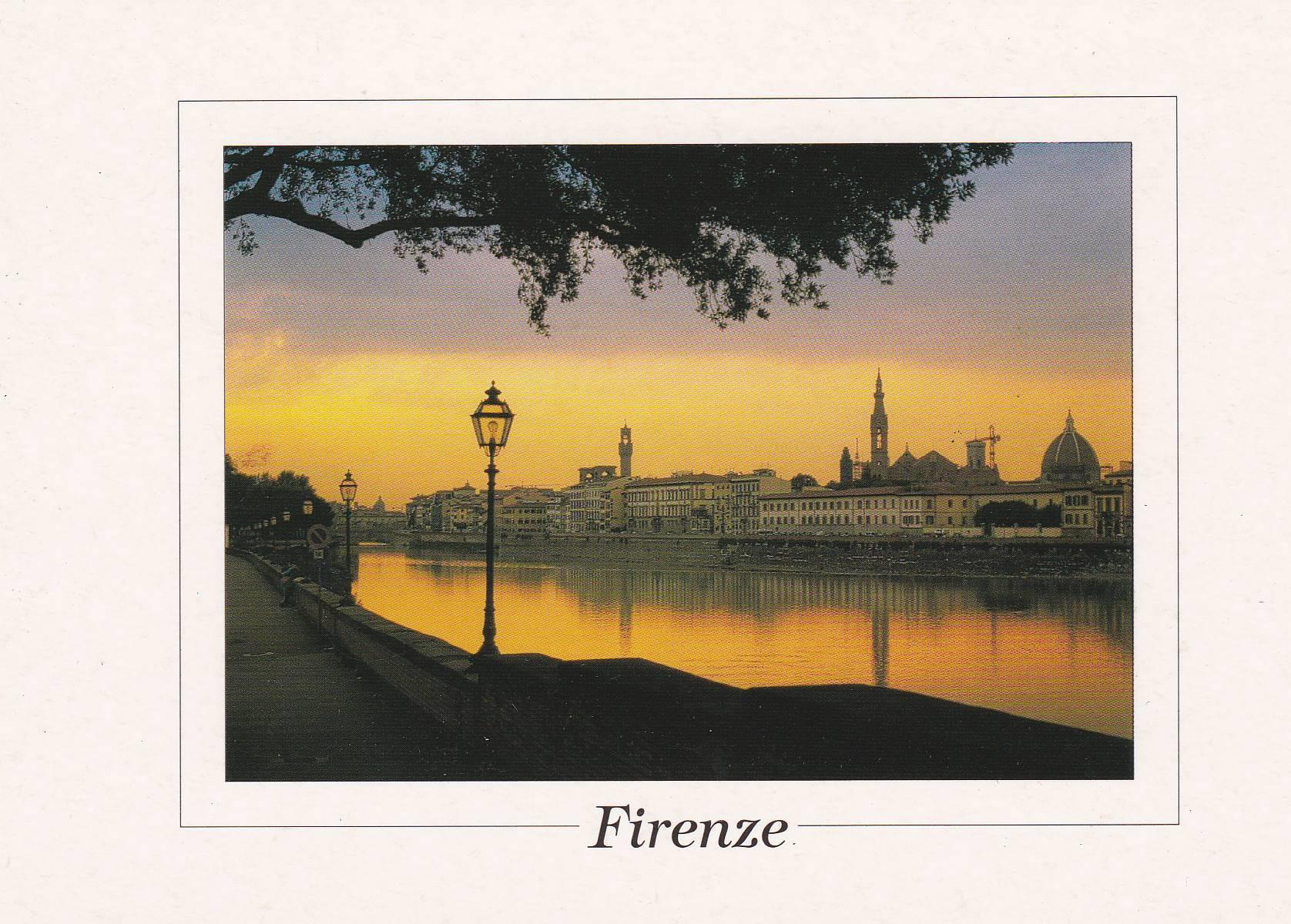 POSTAL B8838: FIRENZE: VEDUTA DELL ARNO
