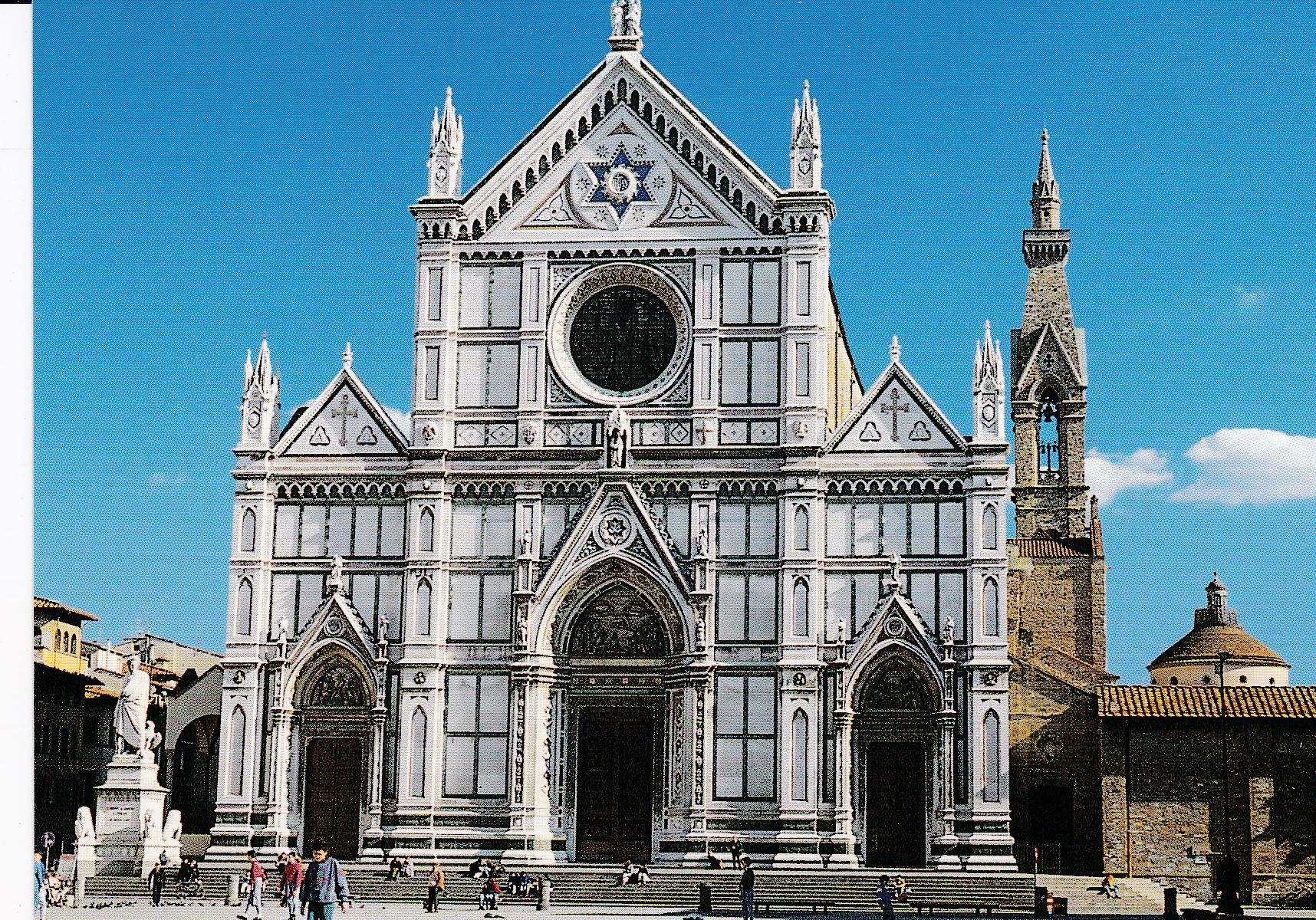 POSTAL B8839: FIRENZE: BASILICA DE LA SANTA CRUZ