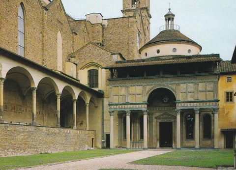 POSTAL B8840: FIRENZE: BASILICA DE LA SANTA CRUZ