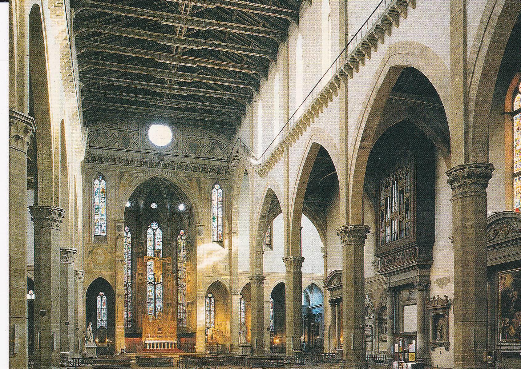 POSTAL B8841: FIRENZE: BASILICA DE LA SANTA CRUZ