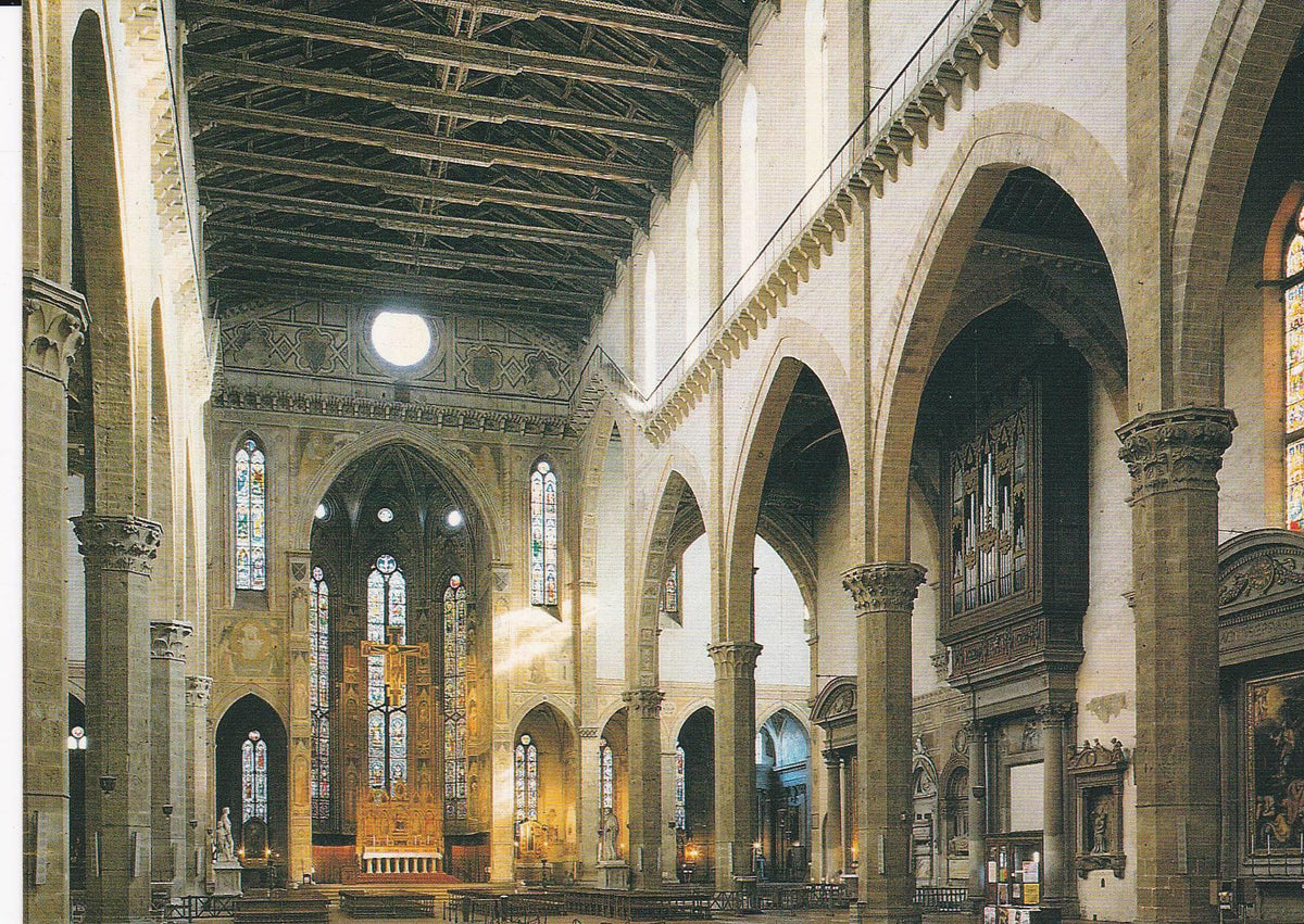 POSTAL B8841: FIRENZE: BASILICA DE LA SANTA CRUZ