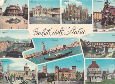 POSTAL B8844: ITALIA: DIVERSOS ASPECTOS