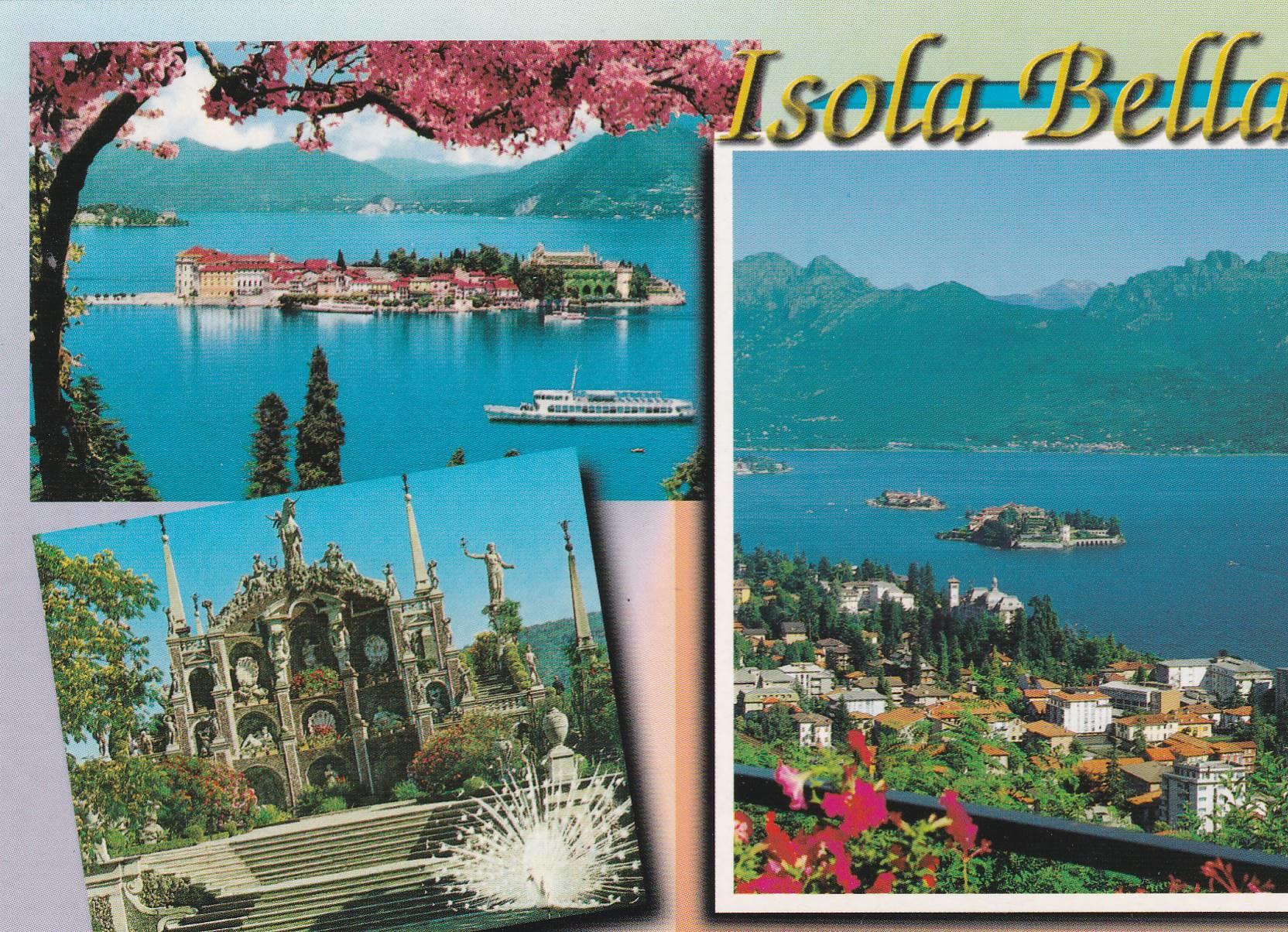 POSTAL B8846: ISOLA BELLA: LAGO MAGGIORE