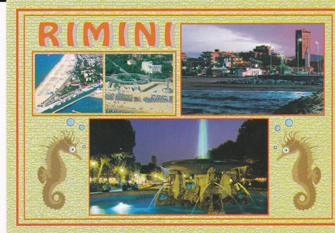 POSTAL B8849: RIMINI: DIVERSOS ASPECTOS
