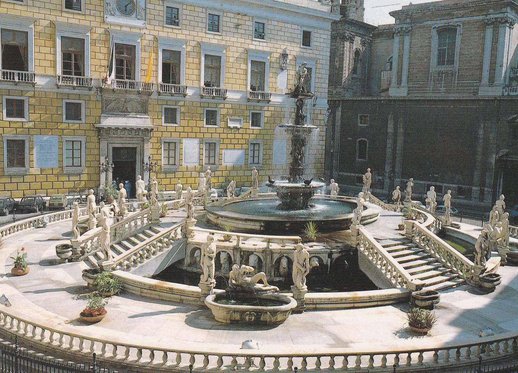 POSTAL B8852: PALERMO: PLAZA PRETORIA