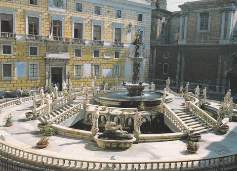 POSTAL B8852: PALERMO: PLAZA PRETORIA