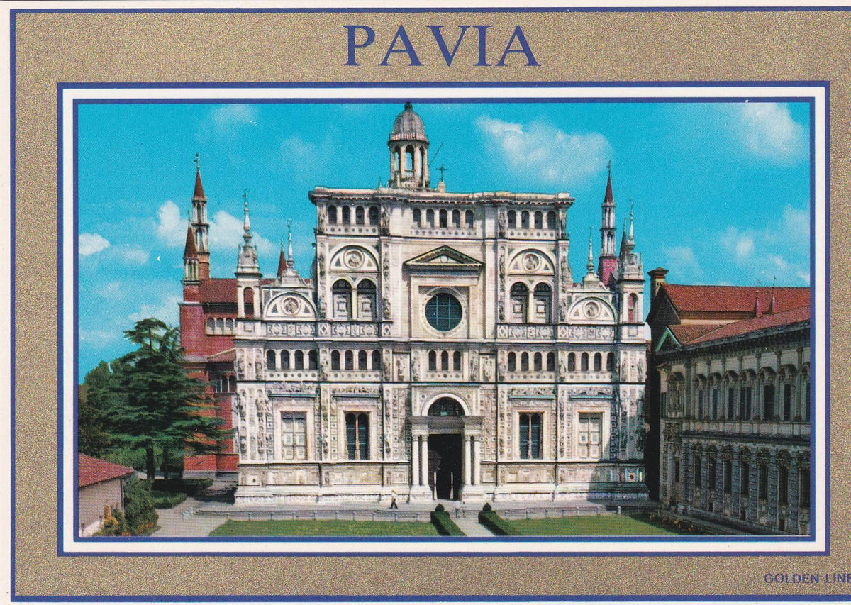 POSTAL B8854: PAVIA: CERTOSA DI PAVIA