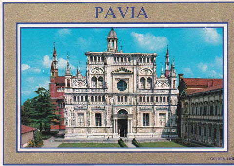POSTAL B8854: PAVIA: CERTOSA DI PAVIA