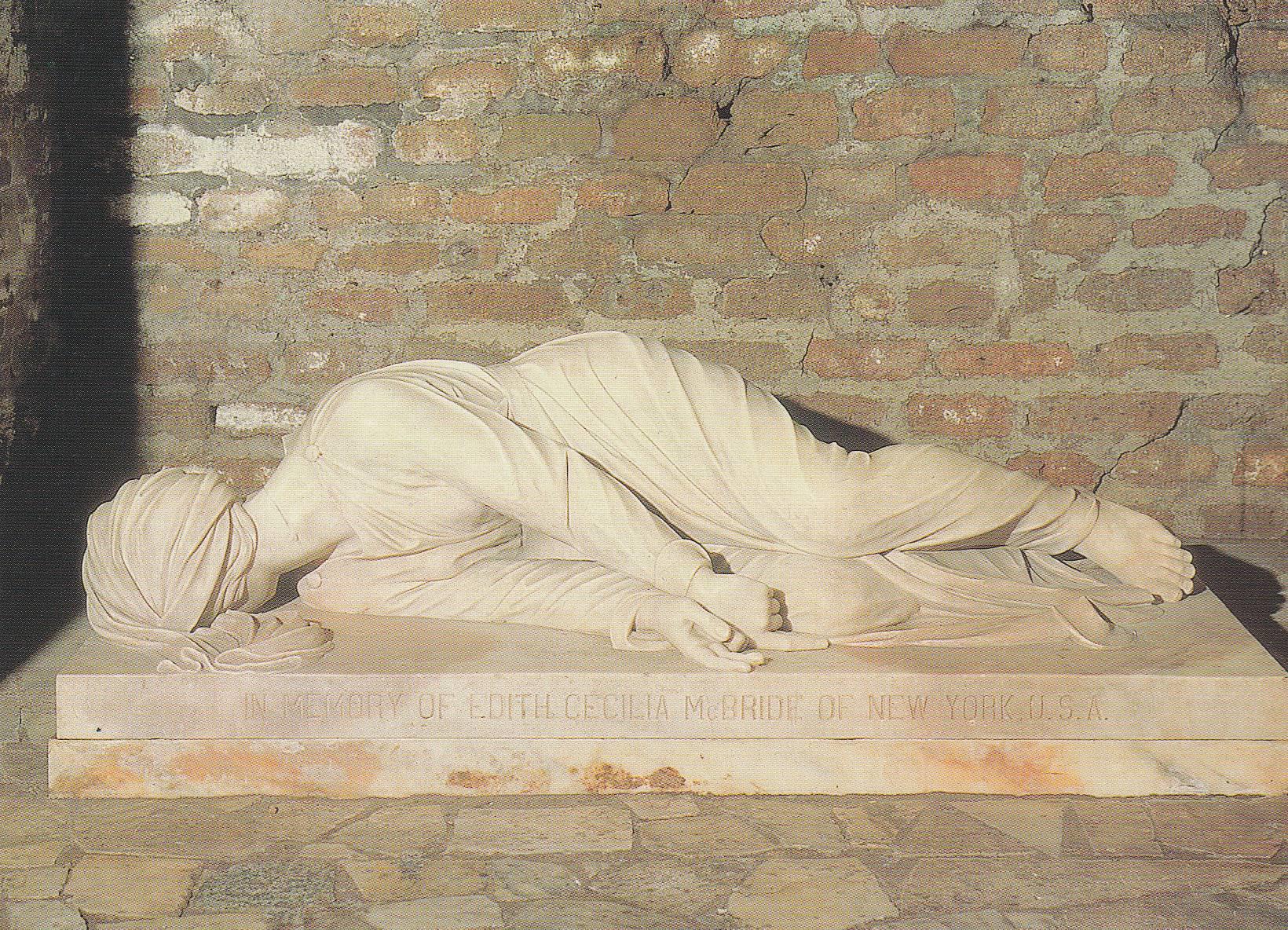 POSTAL B8858: ITALIA: LA CRIPTA DE SANTA CECILIA