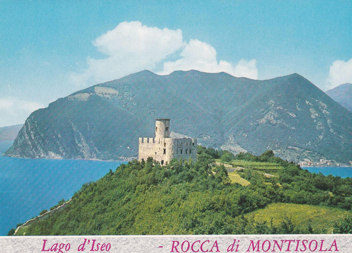 POSTAL B8862: ITALIA: LAGO ISEO. ROCA DI MONTISOLA
