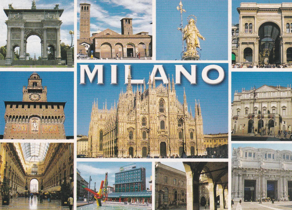 POSTAL B8866: MILAN: DIVERSOS ASPECTOS