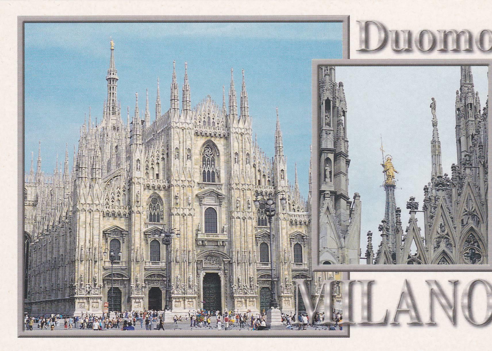 POSTAL B8868: MILAN: IL DUOMO
