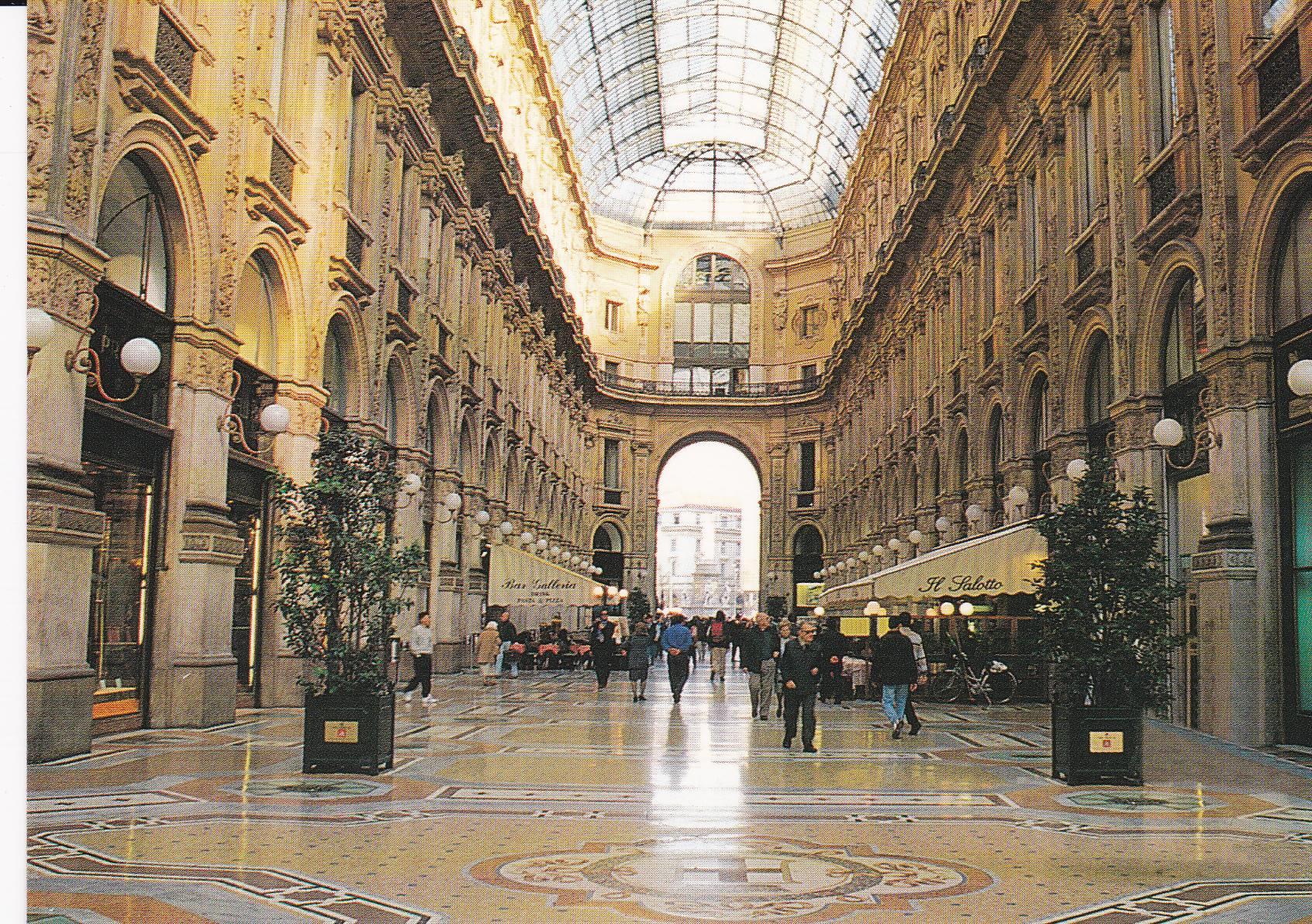 POSTAL B8869: MILAN: GALERIA VITTORIO EMANUELE