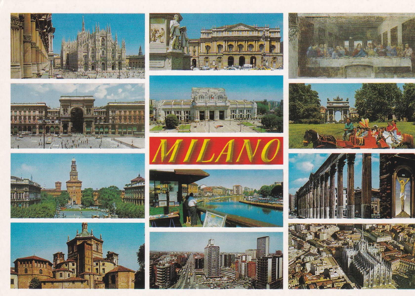POSTAL B8870: MILAN: DIVERSOS ASPECTOS