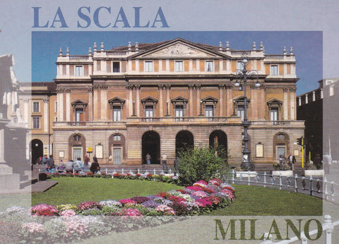 POSTAL B8872: MILAN: TEATRO ALLA SCALA