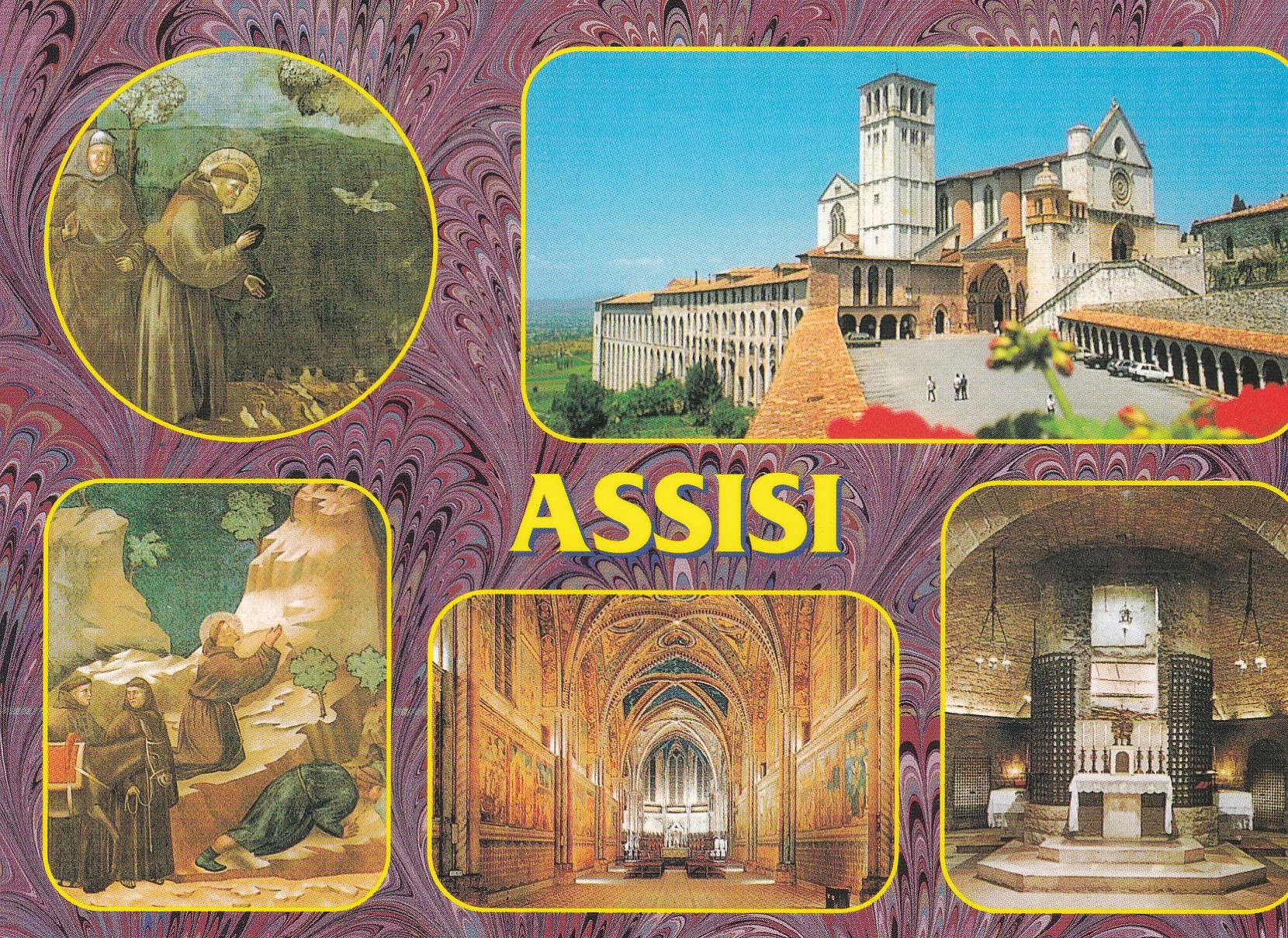 POSTAL B8876: ASSISI: BASILICA DE S. FRANCESCO