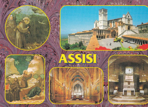 POSTAL B8876: ASSISI: BASILICA DE S. FRANCESCO