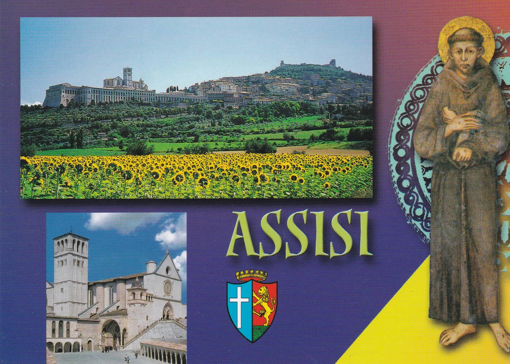 POSTAL B8877: ASSISI: DIVERSOS ASPECTOS