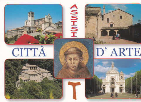 POSTAL B8878: ASSISI: DIVERSOS ASPECTOS