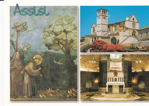 POSTAL B8879: ASSISI: DIVERSOS ASPECTOS