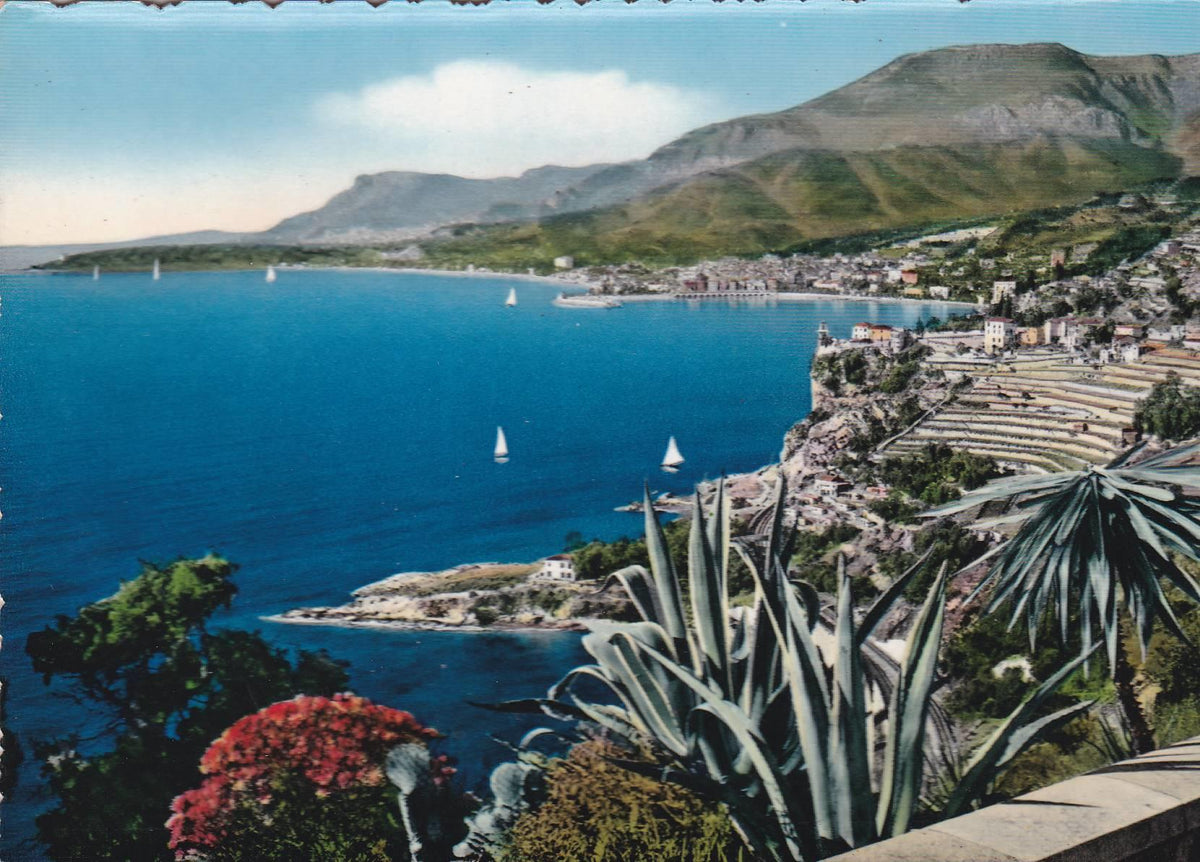 POSTAL B8882: RIVIERA DEI FIORI: GRIMALDI