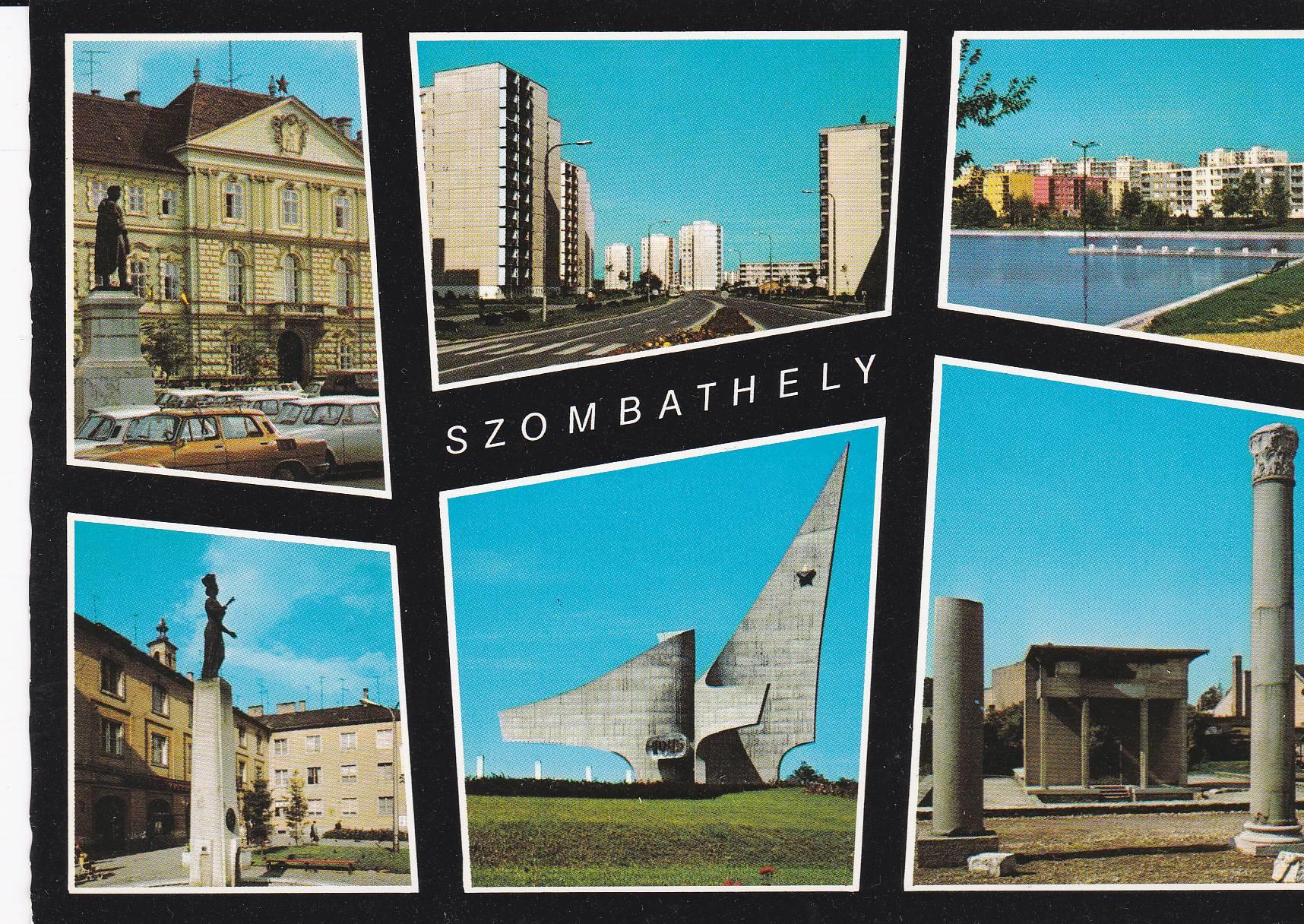 POSTAL B8889: BUDAPEST: SZOMBATHELY