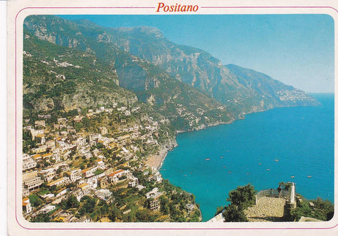 POSTAL B8899: POSITANO: VISTA AEREA