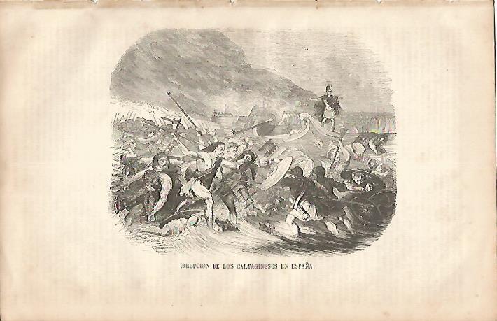 LAMINA 11552: Irrupcion de los cartagineses en España
