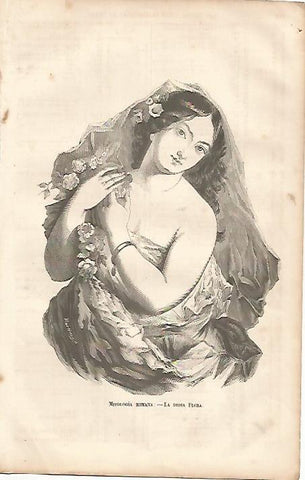 LAMINA 11556: La diosa romana Flora
