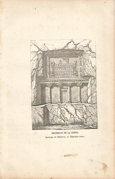 LAMINA 11563: Sepulcro de Roustam en Persia